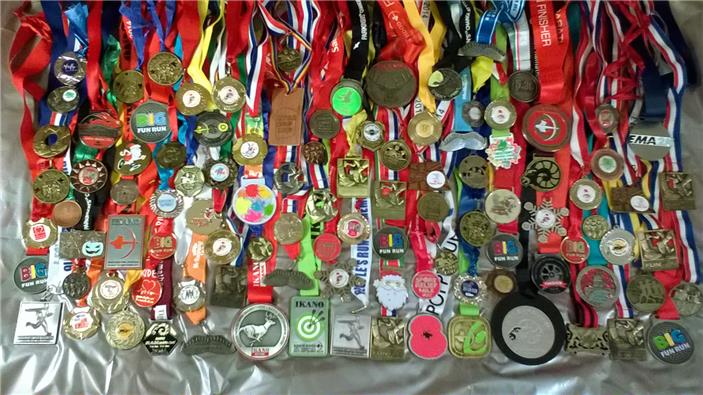 100 medals of Luke Bremmer